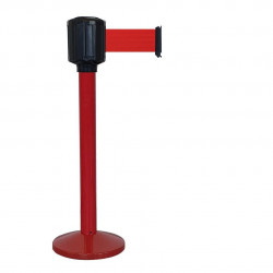 Poteau rouge Viso RX1100 - boitier étanche sangle rouge - 10 m x 100 mm