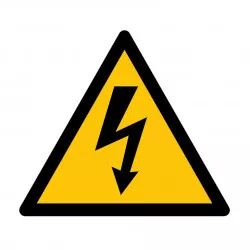 Sticker marquage sol Viso - Antidérapant triangle - "DANGER ELECTRICITE"