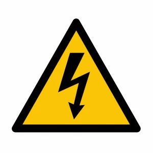 Sticker marquage sol Viso - Antidérapant triangle - "DANGER ELECTRICITE"