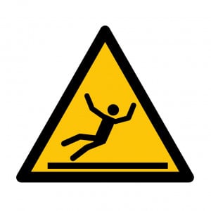 Sticker marquage sol Viso - Antidérapant triangle -"DANGER SOL GLISSANT"