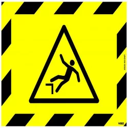 Sticker marquage sol extérieur Viso - RISQUE DE CHUTE
