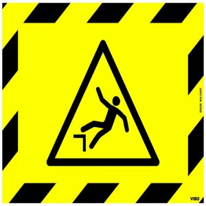 Sticker marquage sol extérieur Viso - RISQUE DE CHUTE