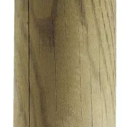 Poteau perçé pin traité classe 4 vert, 2 trous, Ø 14 cm, longueur 1,5 m