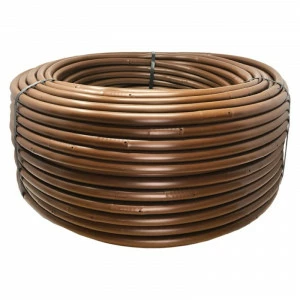 Tube à goutteurs intégrés RG 2000 Toro, marron, Ø16 mm, esp. 33 cm, débit 2 l/h