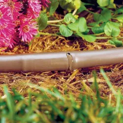 Tube à goutteurs intégrés RG 2000 Toro, marron, Ø16 mm, esp. 33 cm, débit 2 l/h