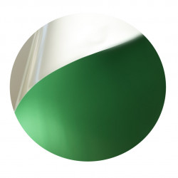 Bâche vert/blanc 250µ, dim. 6,5 x 40 m