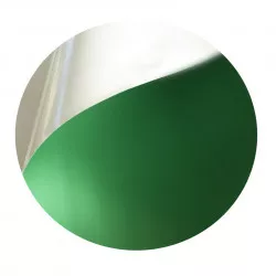 Bâche vert/blanc 250µ, dim. 13,5 x 28 m
