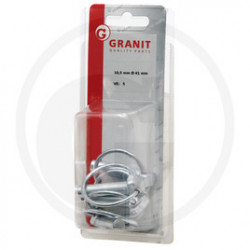 Assortiment de 5 goupilles clips galvanisées diam. 10,5 mm Granit