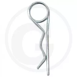 Goupille Bêta double spire épais. 5 mm Granit