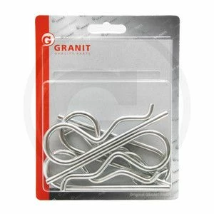 Assortiment de 5 goupilles Bêta galvanisées diam. 5 mm Granit