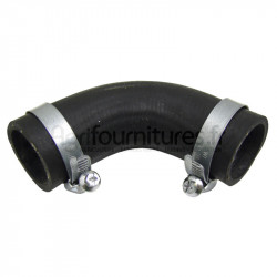 Durite coudée latérale de radiateur pour Massey Ferguson modèles : MF 65, MF 165