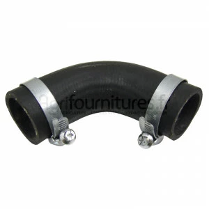 Durite coudée latérale de radiateur pour Massey Ferguson modèles : MF 65, MF 165