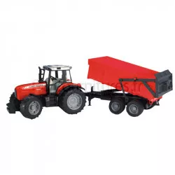 Tracteur avec benne basculante Massey Ferguson 7480 Bruder