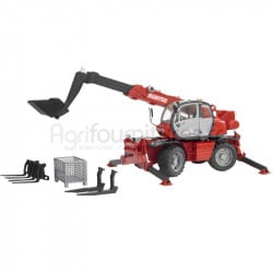 Chariot télescopique avec accessoires Manitou MRT 2150 Bruder