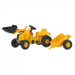 Tracteur avec chargeur frontal et remorque Rolly Toys