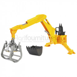 Excavatrice sur 3e point Bruder