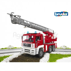 Camion de pompiers avec grande échelle MAN Bruder