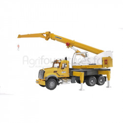 Camion grue Mack Granite Liebherr Bruder