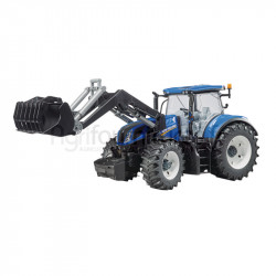 Tracteur avec chargeur frontal New Holland T7.315 Bruder