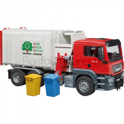 Camion poubelle à chargeur latéral MAN TGS Bruder