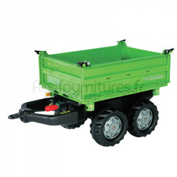 Remorque verte Mega Trailer Rolly Toys