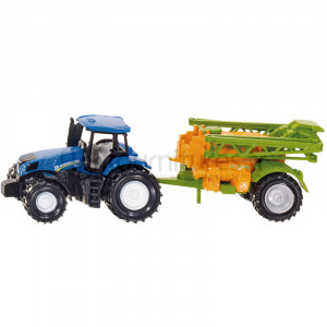Tracteur avec pulvérisateur New Holland Siku