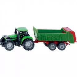 Tracteur avec épandeur universel Deutz Siku