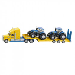 Camion avec 2 tracteurs New Holland Siku
