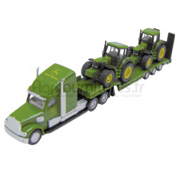 Semi-remorque avec deux John Deere 6920 Siku