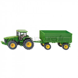 Tracteur avec remorque John Deere Siku