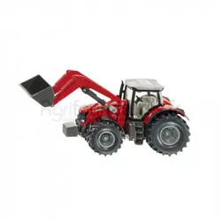 Tracteur avec chargeur frontal Massey Ferguson échelle 1/50 Siku