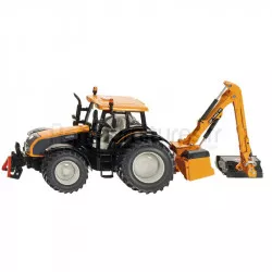 Tracteur avec faucheuse pour talus Kuhn Valtra Siku