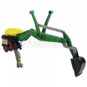 Excavatrice arrière avec verrouillage John Deere Rolly Toys