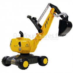 Excavatrice jaune Rolly Toys