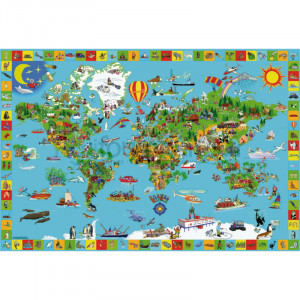 Puzzle ton monde coloré, 200 pièces à partir de 8 ans Schmidt