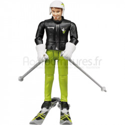Skieur avec accessoires Bruder