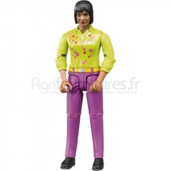 Femme au pantalon violet Bruder