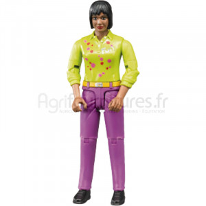 Femme au pantalon violet Bruder
