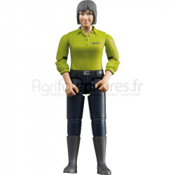 Femme au pantalon bleu foncé Bruder