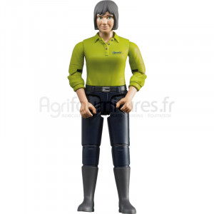Femme au pantalon bleu foncé Bruder