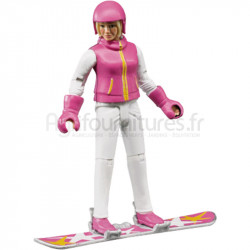 Snowboardeuse avec accessoires Bruder