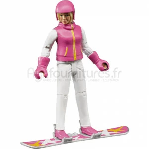 Snowboardeuse avec accessoires Bruder