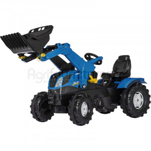 Tracteur avec chargeur frontal New Holland Rolly Toys