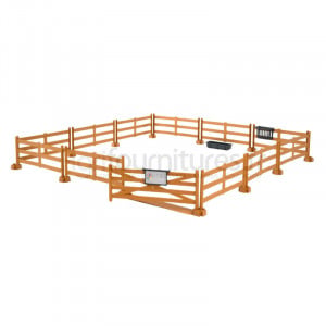 Barrière pour enclos brune Bruder