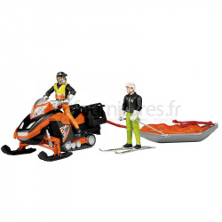 Motoneige avec chauffeur et luge de secours Akia Bruder