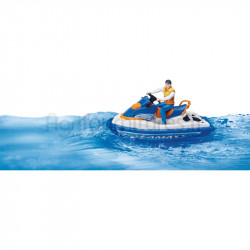 Scooter des mers et conducteur avec pilote Bruder