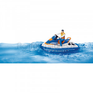 Scooter des mers et conducteur avec pilote Bruder