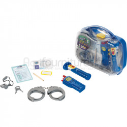 Coffret de police avec Talkie Walkie Klein