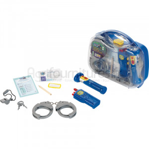 Coffret de police avec Talkie Walkie Klein