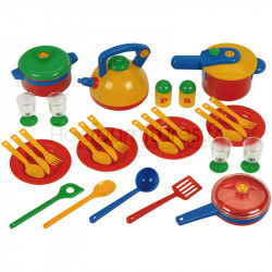 Set de cuisine avec de nombreux accessoires Klein